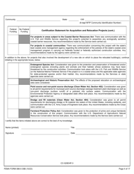 FEMA Form 086-0-35B Crs Community Certifications for Environmental and Historic Preservation, Page 4