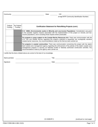 FEMA Form 086-0-35B Crs Community Certifications for Environmental and Historic Preservation, Page 7
