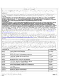 FEMA Form FF-206-FY-21-112 Proof of Loss, Page 2