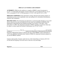National Business Emergency Operations Center Membership Agreement, Page 3