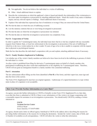 Instructions for USCIS Form I-914 Supplement B Declaration of Law Enforcement Officer for Victim of Trafficking in Persons, Page 3