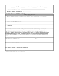 Form FMC-131 Application for Certificate of Financial Responsibility, Page 3