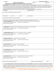 Form NLRB-506 Responsive Statement of Position - RC, Rd or Rm Petition, Page 2
