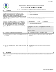 Form HUD-732 Appendix C Interagency Agreement
