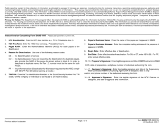 Form SAMS-1117 Payee Deactivation Request, Page 2