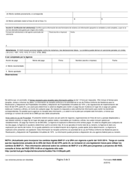 Formulario HUD-40056 Reclamo Por Pago Fijo En Lugar Del Pago Por Gastos Reales Y No Residenciales Por Mudanza Y Afines (Spanish), Page 3