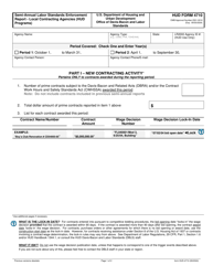 Form HUD-4710 Semi-annual Labor Standards Enforcement Report - Local Contracting Agencies (Hud Programs)