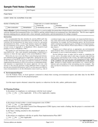 Form HUD-4128 -OHF Environmental Assessment and Compliance Findings for the Related Laws, Page 3