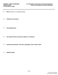 Form HUD-4743 Federal Labor Standards Review Guide State-Cdbg and Home, Page 6