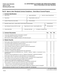 Form HUD-4741 Federal Labor Standards Agency on-Site Monitoring Review Guide, Page 4