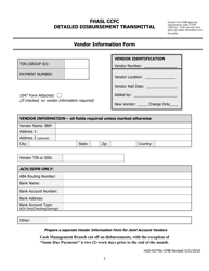 Form HUD-92745A-CMB Fhasl Ccfc Disbursement Transmittal - Manual Control Totals Coversheet, Page 3