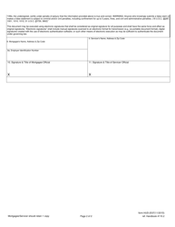 Form HUD-2537 Mortgagee&#039;s Application for Partial Settlement, Page 2