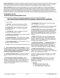 Form HUD-27054E Eloccs Access Authorization Form, Page 3