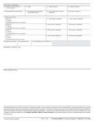 Form HUD-27011 Single-Family Application for Insurance Benefits, Page 2