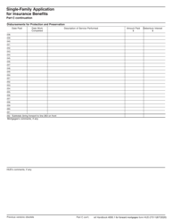 Form HUD-27011 Single-Family Application for Insurance Benefits, Page 5