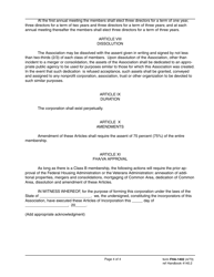 Form FHA-1402 Articles of Incorporation of Association, Page 4