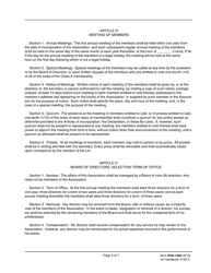 Form FHA-1403 By-Laws of Association, Page 2