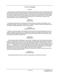 Form FHA-1403 By-Laws of Association, Page 6