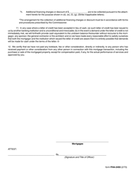 Form FHA-2455 Request for Endorsement of Credit Instrument Certificate of Mortgagee, Mortgagor and General Contractor (For Insurance Upon Completion Only), Page 4
