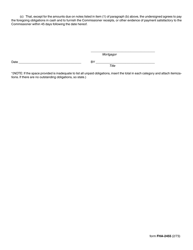 Form FHA-2455 Request for Endorsement of Credit Instrument Certificate of Mortgagee, Mortgagor and General Contractor (For Insurance Upon Completion Only), Page 6
