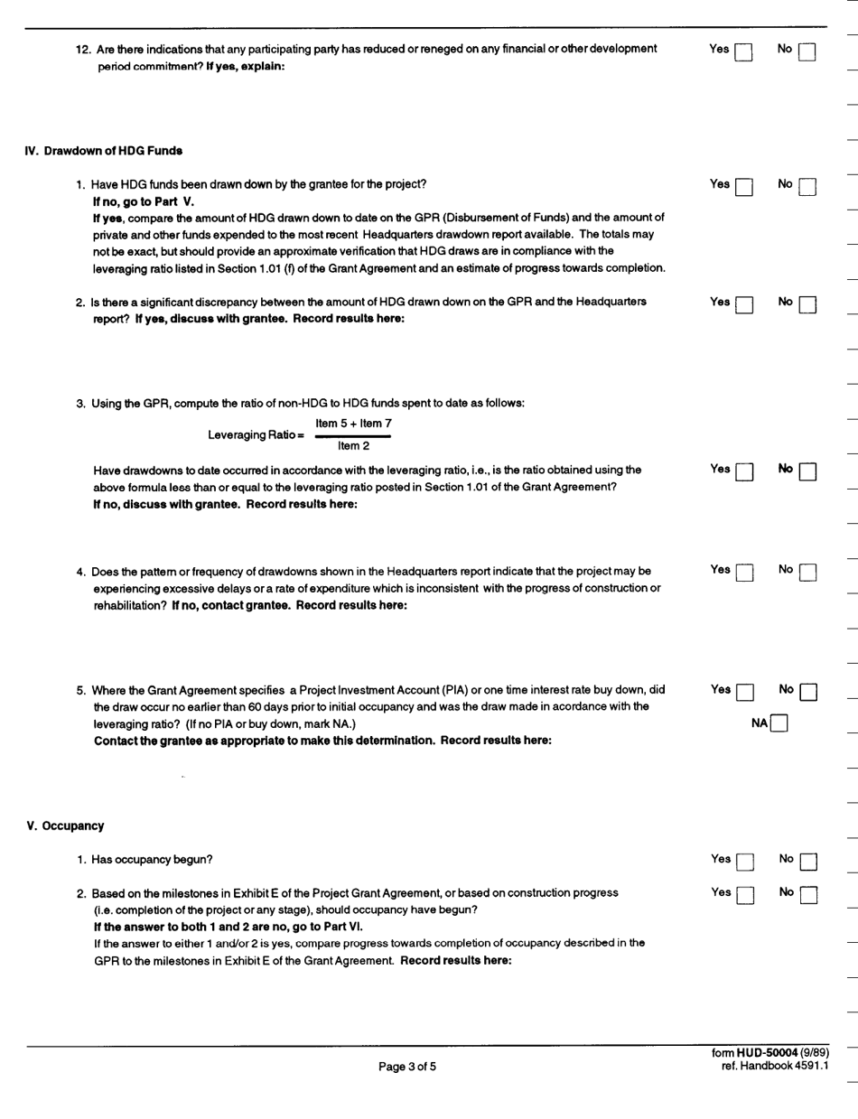 Form HUD-50004 Guidelines for Desk Monitoring, Page 3