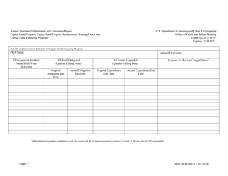 Form HUD-50075.1 Annual Statement/Performance and Evaluation Report, Page 5