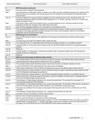Form HUD-50058 MTW Mtw Family Report, Page 10