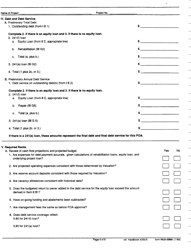 Form HUD-50061 Evaluation of Plan of Action for Incentives to Extend Affordability, Page 4