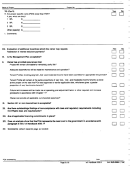 Form HUD-50061 Evaluation of Plan of Action for Incentives to Extend Affordability, Page 8