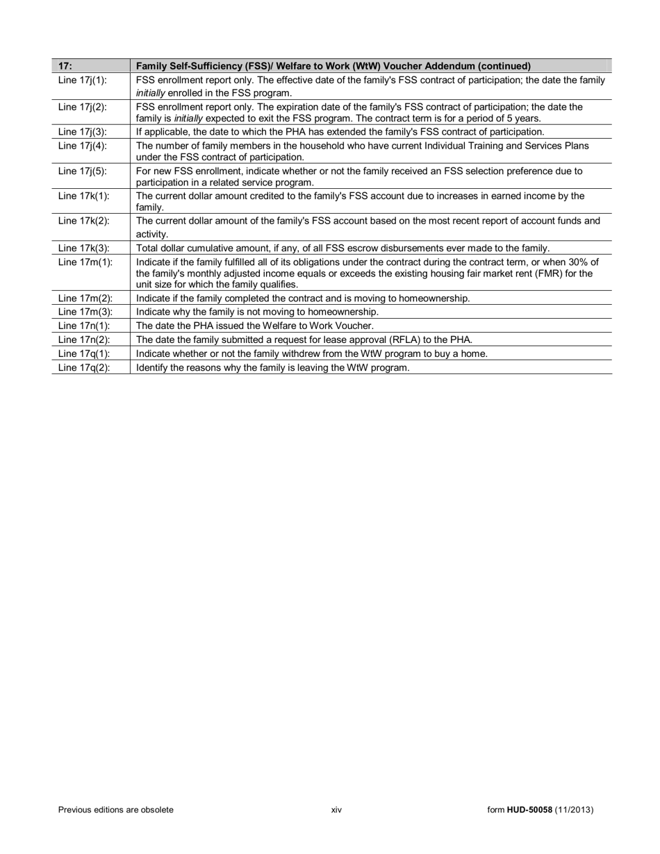 Form HUD-50058 Family Report, Page 28
