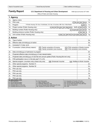 Form HUD-50058 Family Report, Page 3