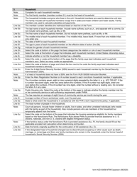 Form HUD-50058 MTW EXPANSION Family Report, Page 6