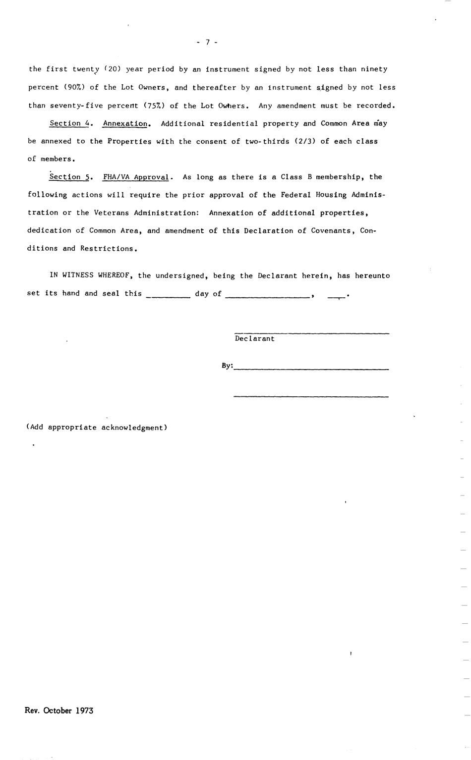 Form FHA-1400 Suggested Legal Documents for Planned-Unit Developments, Page 14