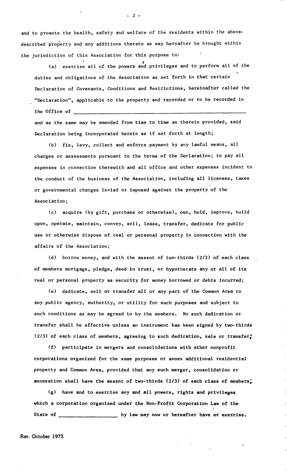 Form FHA-1400 Suggested Legal Documents for Planned-Unit Developments, Page 16