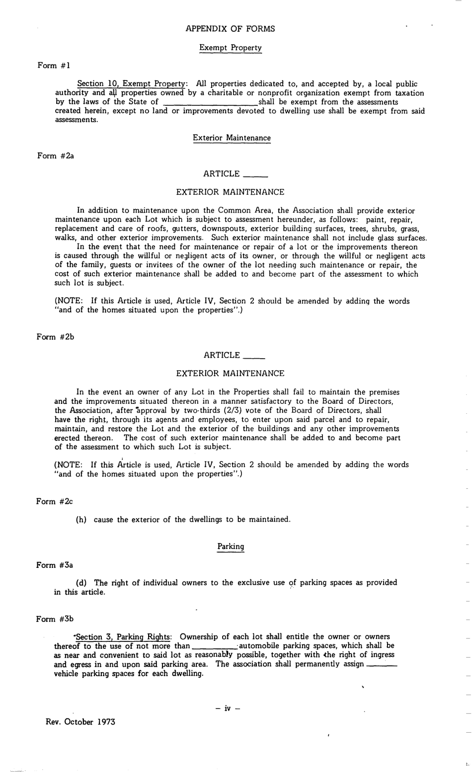 Form FHA-1400 Suggested Legal Documents for Planned-Unit Developments, Page 5