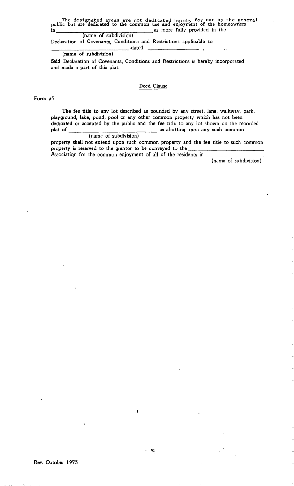 Form FHA-1400 Suggested Legal Documents for Planned-Unit Developments, Page 7