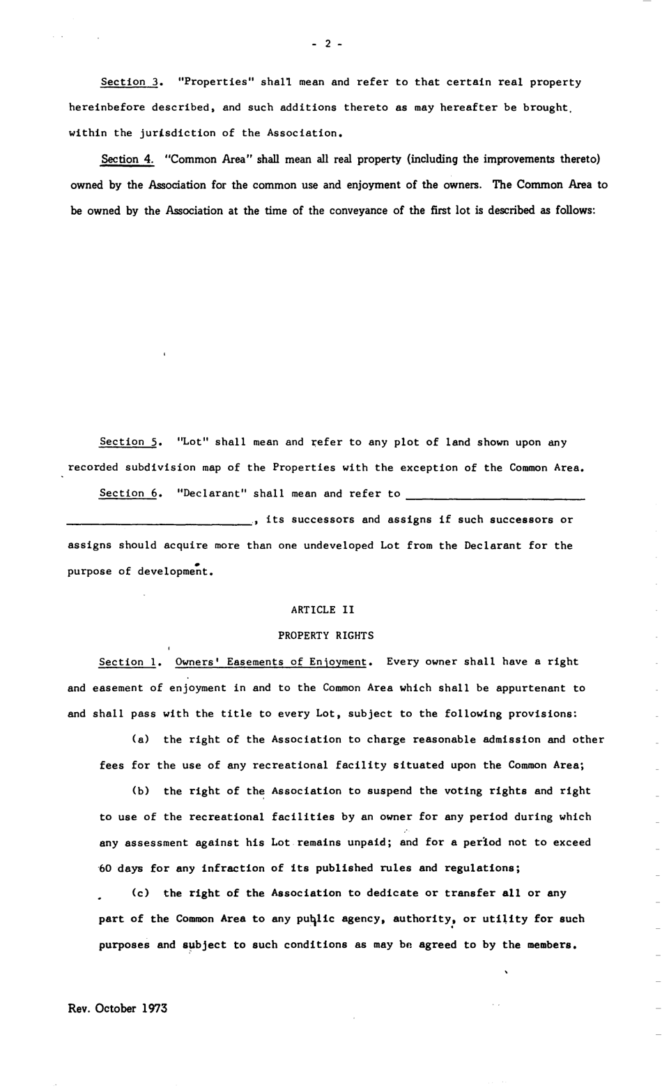 Form FHA-1400 Suggested Legal Documents for Planned-Unit Developments, Page 9