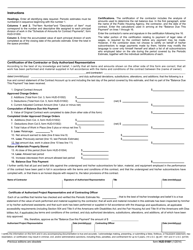 Form HUD-51001 Periodic Estimate for Partial Payment, Page 2