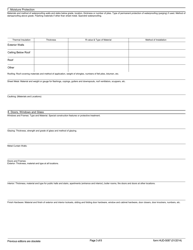 Form HUD-5087 Outline Specification, Page 3