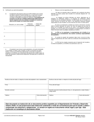 Formulario HUD-52517-SPANISH Solicitud De Autorizacion Del Arrendamiento - Programa De Distribucion De Cupones Para Conseguir Vivienda (Spanish), Page 2