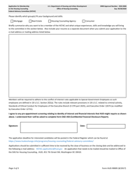 Form HUD-90005 Application for Membership Housing Counseling Federal Advisory Committee (Hcfac), Page 3