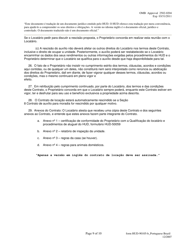 Form HUD-90105-B Lease for Section 202/8 or Section 202 Pac (Portuguese), Page 9