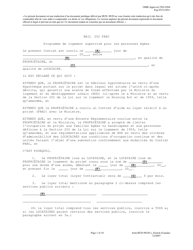 Form HUD-90105-C Lease for Section 202 Prac (French)
