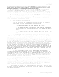 Form HUD-90105-C Lease for Section 202 Prac (French), Page 9