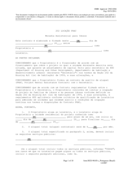 Document preview: Form HUD-90105-C Lease for Section 202 Prac (Portuguese)