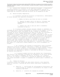 Form HUD-90105-D Lease for Section 811 Prac (Portuguese), Page 9