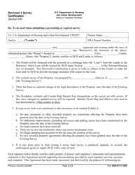 Form HUD-91111-OHF Borrower&#039;s Survey Certification, Page 3