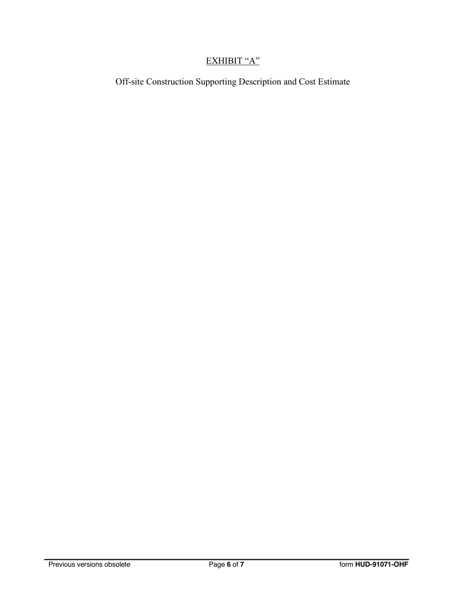 Form HUD-91071-OHF Escrow Agreement for off-Site Facilities - Section 242, Page 6