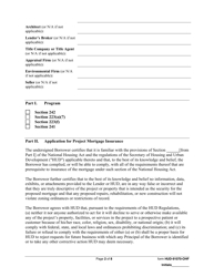 Form HUD-91070-OHF Consolidated Certifications - Borrower, Page 2