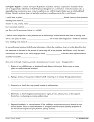 Form HUD-91073-OHF Hud Survey Instructions and Surveyor&#039;s Report, Page 3